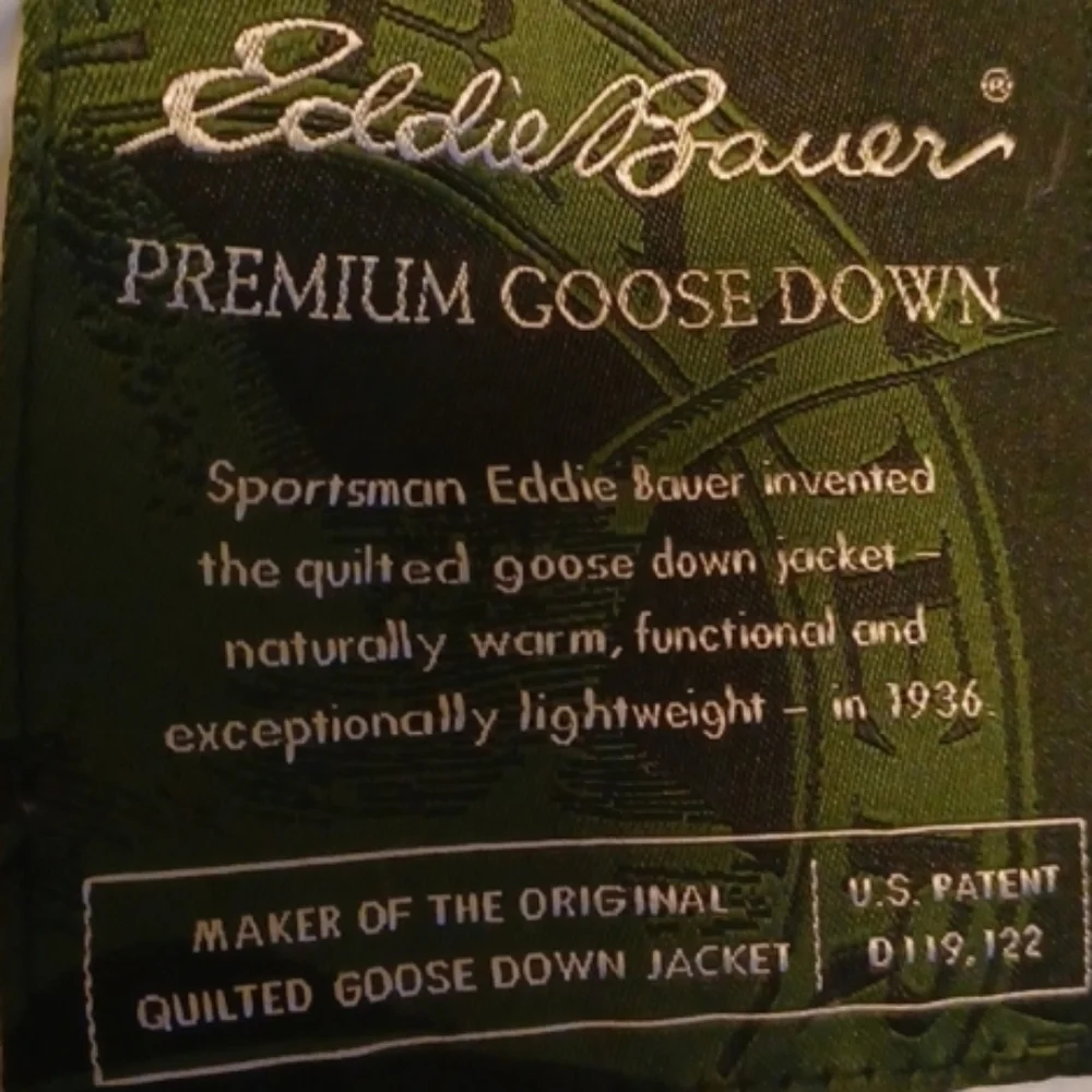 Eddie Bauer Ivory Quilted Vest with Dark Accents - Picture 5 of 5